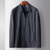 Men's spring-summer jacket with lapels, seamless